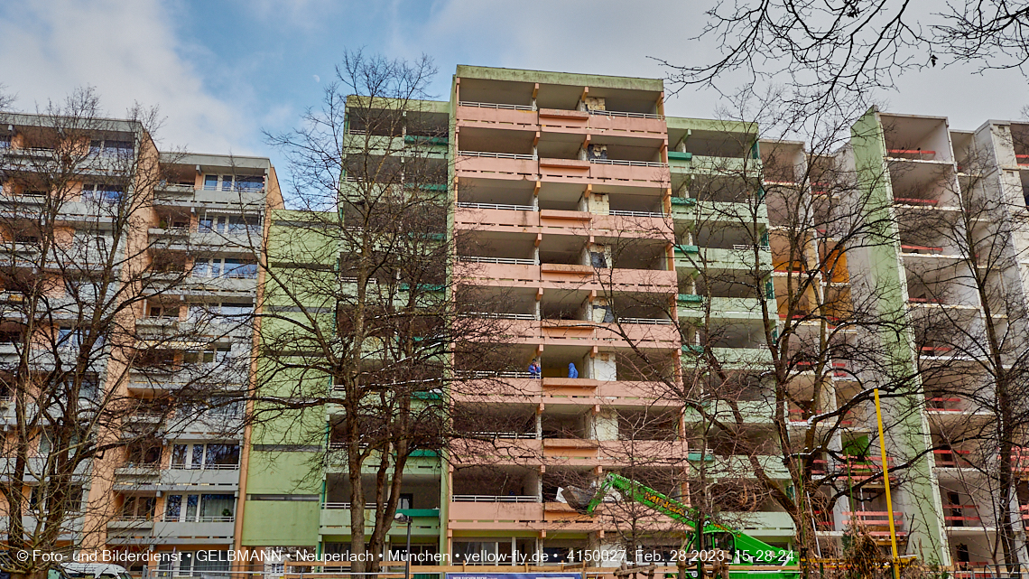 28.02.2023 - Sanierung in der Kurt-Eisner Straße Neuperlach